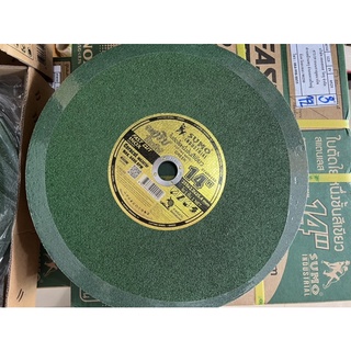 ใบตัด แผ่นตัดสแตนเลส 14นิ้ว สีเขียว Fast Cut Inox  Sumo  (1ใบ)