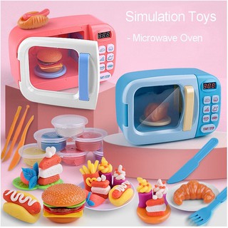 ภาพหน้าปกสินค้าไมโครเวฟ สำหรับเด็ก Microwave Kitchen Play Set for Kids ที่เกี่ยวข้อง
