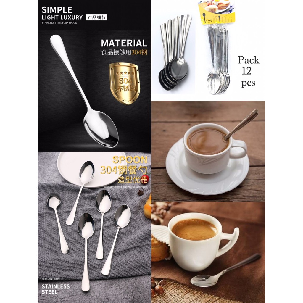 spoon-stainless-steel-ช้อนกาแฟสแตนเลส