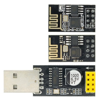 ภาพหน้าปกสินค้าUSB to ESP8266 WIFI module ESP-01  ESP-01S adapter board computer phone WIFI wireless communication microcontroller development ที่เกี่ยวข้อง