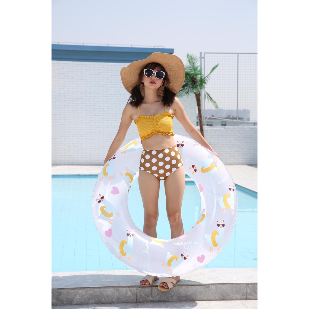 float-me-summer-ห่วงยางใส-ลายอัลปาก้า-inflatable-alpaca-translucent-pool-float