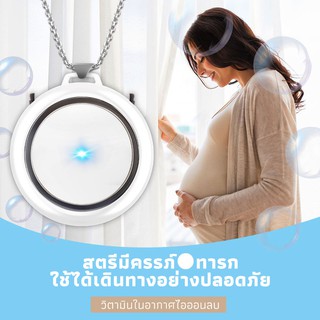 ภาพหน้าปกสินค้าสวมใส่สร้อยคอเครื่องฟอกอากาศมินิแบบพกพา USB เครื่องฟอกอากาศเครื่องกำเนิดไอออนลบเด็กผู้ใหญ่เสียงรบกวนต่ำเครื่องฟอกอากาศใน ที่เกี่ยวข้อง