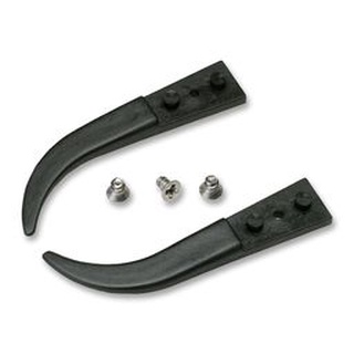 Ideal-Tek Flat Rounded  ESD Tweezer Tips Kit of 2 Carbon fiber tips and 3 screws(A2ABCF)