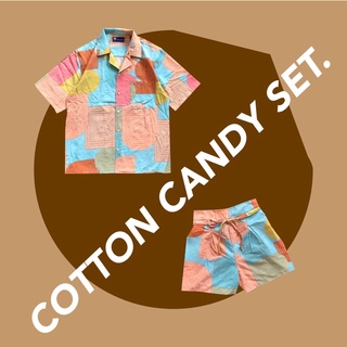 ภาพหน้าปกสินค้าThe CRACKER : Cotton Candy Set : ชุดเซ้ตสีสันสดใส ผ้าไม่ต้องรีด ที่เกี่ยวข้อง