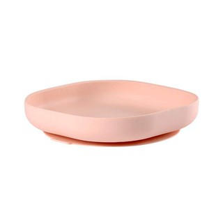 BEABA จานซิลิโคนก้นดูด Silicone Suction Plate - Light Pink