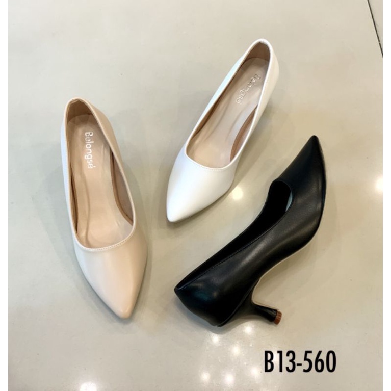 ภาพหน้าปกสินค้า13560 ️ ️คัชชูส้นสูง​ 2 นิ้ว​ SIZE 35 - 40 หัวแหลม ส้นแหลม​ รุ่นนี้ทรงสวย​ รุ่นนี้ ​ ใสเรียน​ ใส่ทำงาน​ จากร้าน babiishoe บน Shopee