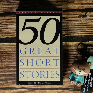 【หนังสือภาษาอังกฤษ】50 Great Short Stories Fiction edited by Milton Crane Pocket Size