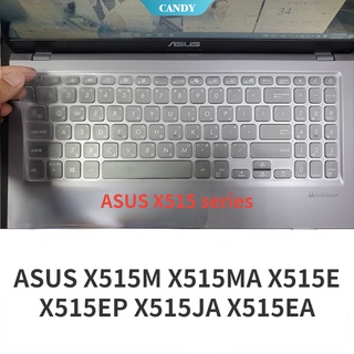 ใหม่ แผ่นซิลิโคนครอบคีย์บอร์ดแล็ปท็อป แบบนิ่ม สําหรับ ASUS X515M X515MA X515E X515EP X515JA X515EA 15.6 นิ้ว [CAN]