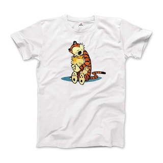 เสื้อยืดโอเวอร์ไซส์สไตล์ใหม่ขายร้อน Calvin &amp; Hobbes กอดเสื้อยืด Cult และหนังสือพิมพ์คลาสสิกพิมพ์การ์ตูน Strip Tiger หนัง