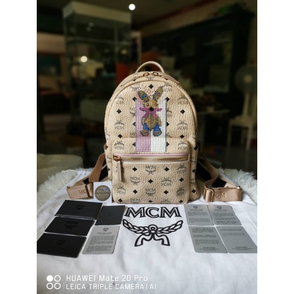 Mcm rabbit backpack discount