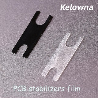 Kelowna สติ๊กเกอร์ซิลิกาแป้นพิมพ์ Pcb Stabilizer ปรับสวิทช์ได้ 20 ชิ้น/แพ็ค
