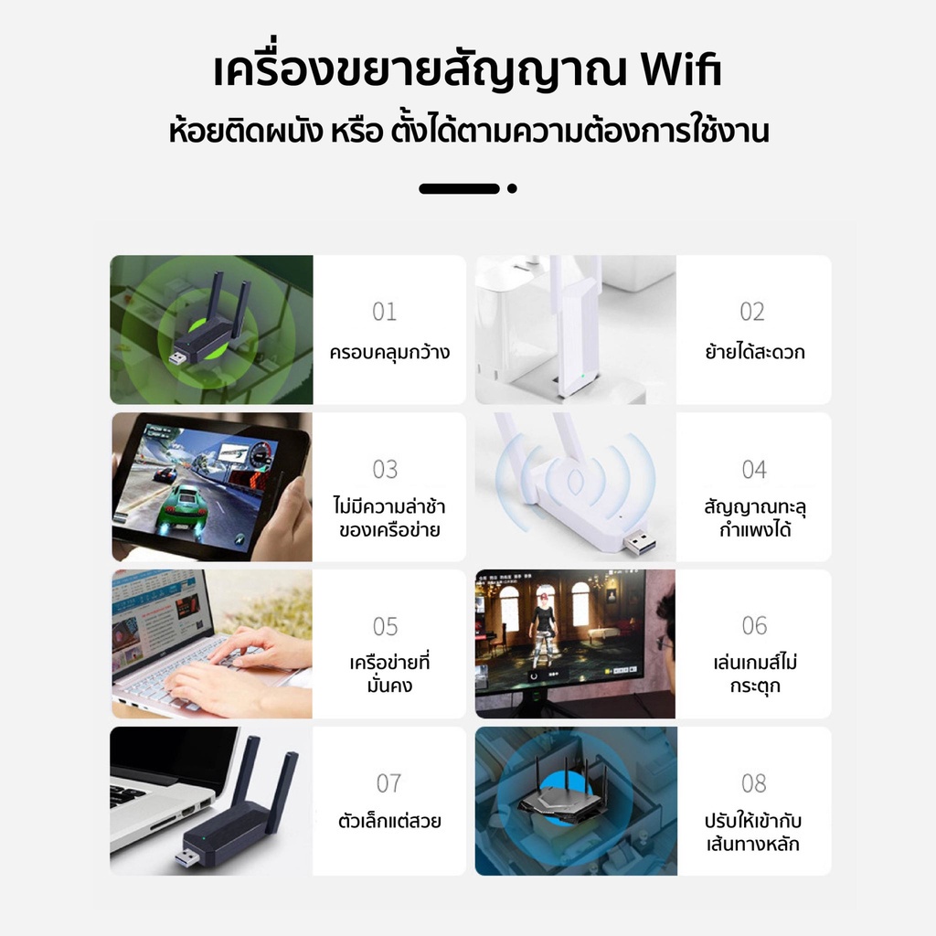 กระจายสัญญาณ-wifi-300mbps-usb-wifi-repeater-ตัวกระจายสัญญาณไวไฟ-ไร้สาย-เครือข่ายไร้สาย