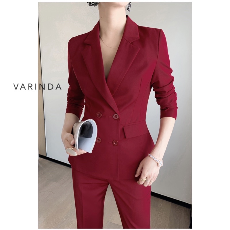 varinda-สูทสีแดง-สูทสีแดงออกงาน-สูทสีแดงเลือดหมู-สูทสีแดงไปงาน-สูทสีแดงสวยๆ-สูทสีแดงเก๋ๆ-สูทสีแดงใส่ทำงาน