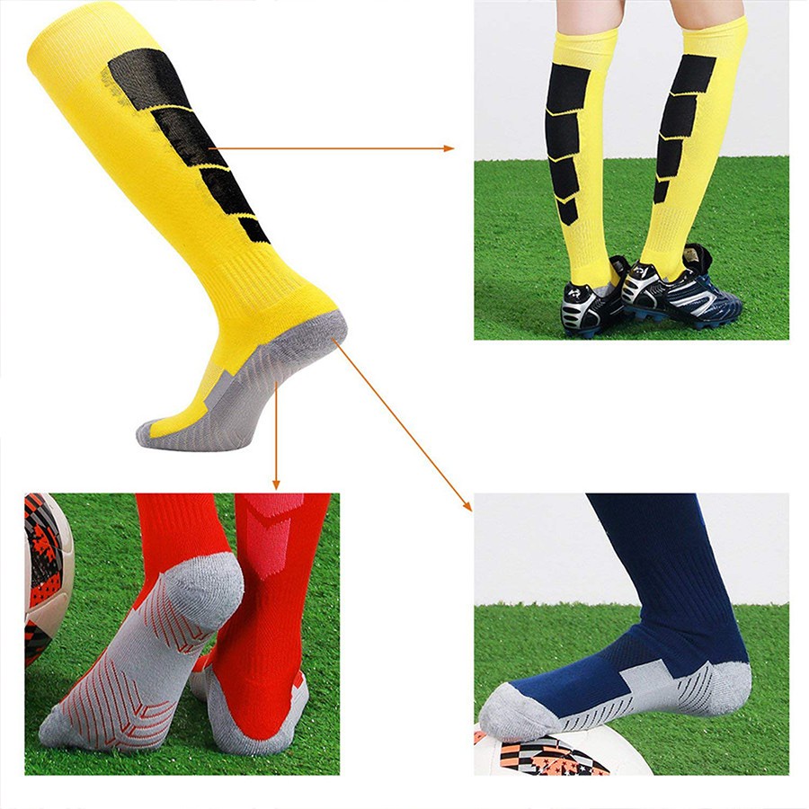ภาพหน้าปกสินค้าถุงเท้าฟุตบอล ถุงเท้ากีฬา ถุงเท้ายาว กลางแจ้ง บาสเกตบอล ฟุตบอล ถุงเท้ากีฬาสำหรับวิ่ง Football Socks C2 AGM