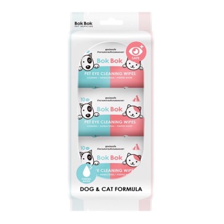 ภาพหน้าปกสินค้าผ้าเช็ดคราบน้ำตา Bok Bok ใช้ได้ทั้งสุนัขและแมว 🍀ไม่ระคายเคือง🍀 ที่เกี่ยวข้อง