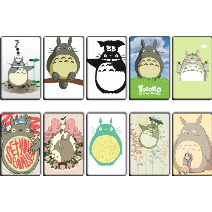 สติ๊กเกอร์ติดบัตร-bts-mrt-คีย์การ์ด-2-totoro