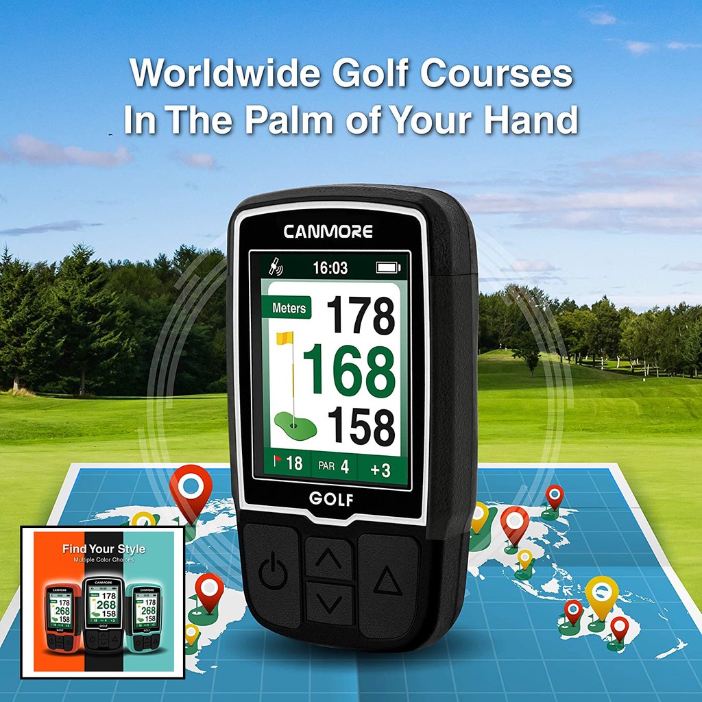 CANMORE HG200 Golf GPS Handheld Device นาฬิกา จีพีเอส สำหรับตีกล์อฟ