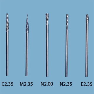 ดอกสว่านคาร์ไบด์ทังสเตน เหล็ก 2.35 มม. สําหรับทันตกรรม 10 ชิ้น ต่อกล่อง
