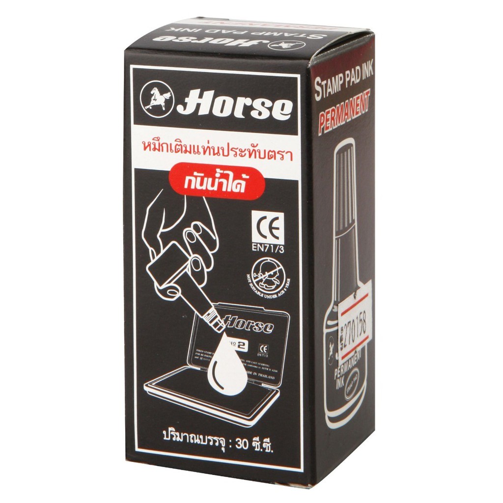 Horse Stamp Pad Refill Ink Water Horse Stamp Pad Refill Ink Water