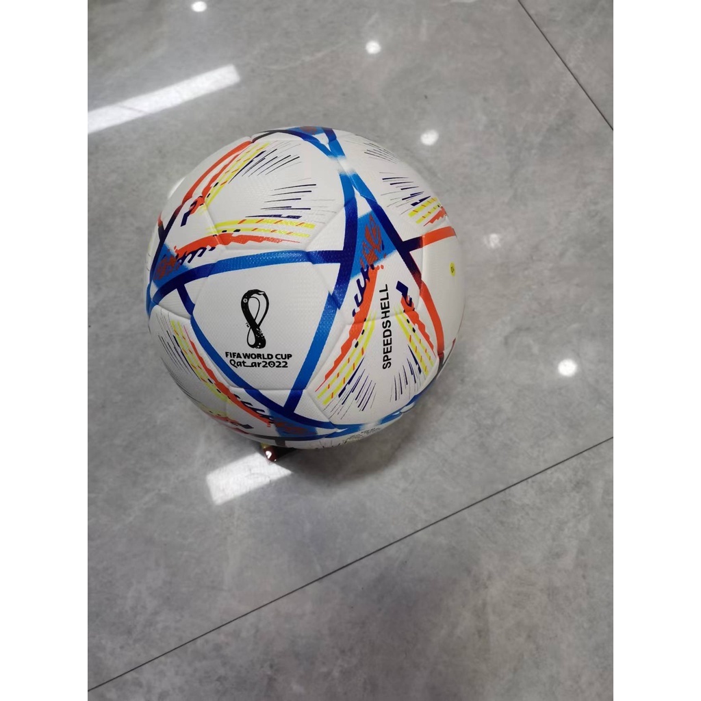 ภาพหน้าปกสินค้าลูกฟุตบอล World Cup Official Ball AL RIHLA MINI 2022 จากร้าน zhsports.th บน Shopee