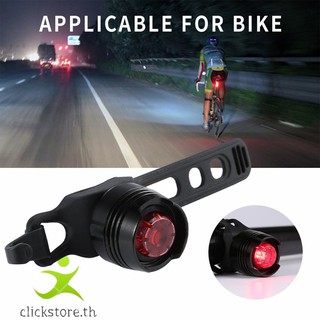 🏃CKST🏃   โคมไฟท้าย LED 3 โหมด กันน้ำ สำหรับจักรยาน  Bicycle taillights