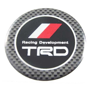ราคาต่อ 2 ดวง สติกเกอร์ TRD racing Develpment สติกเกอร์เรซิน sticker rasin ขนาด 50 / 55 / 60 มิล