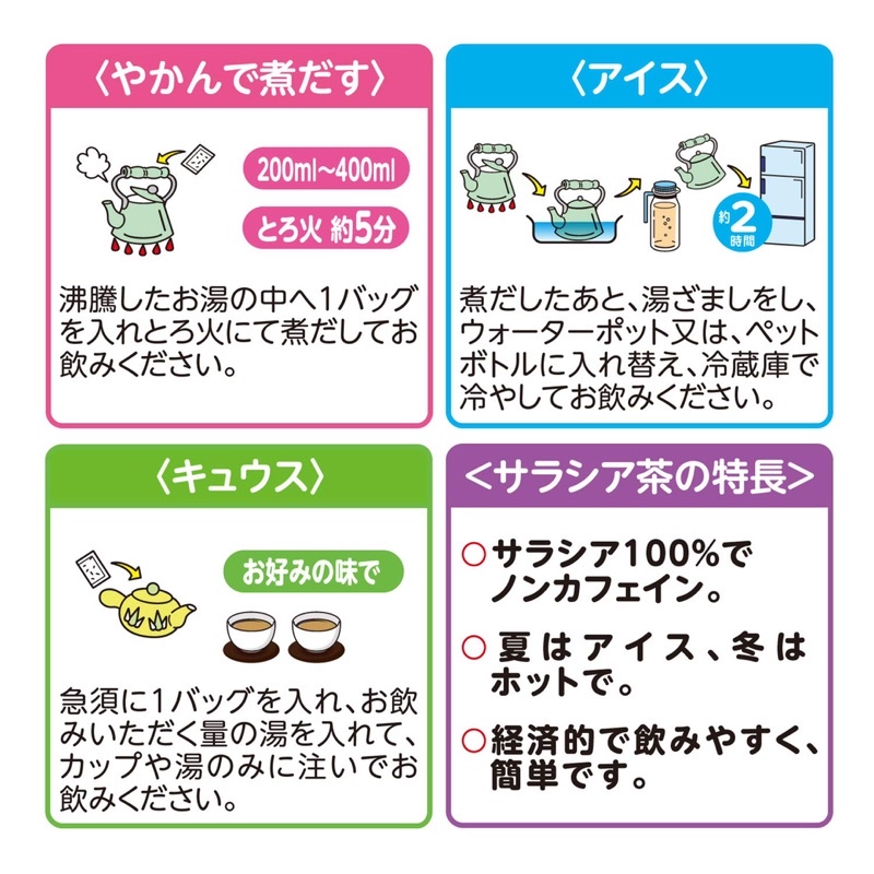 pre-order-พรีญี่ปุ่น-pre-yamamoto-hanpo-pharmaceutical-saracia-tea-100-20-packets