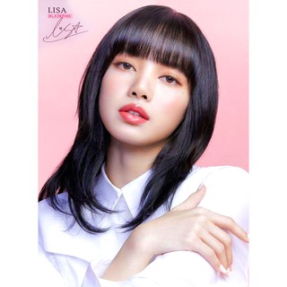 โปสเตอร์ อาบมัน รูปถ่าย นักร้อง เกาหลี Lisa - BlackPink 블랙핑크 POSTER 14.4"x21" Girl Group K-pop ลลิษา มโนบาล V8