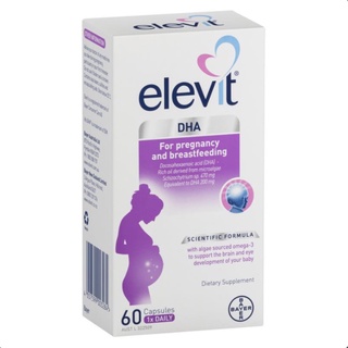 ภาพหน้าปกสินค้าElevit DHA For Pregnancy and Breastfeeding Algae oil 60 capsules ดีเอชเอ การตั้งครรภ์ ให้นมลูก น้ำมันสาหร่าย ที่เกี่ยวข้อง