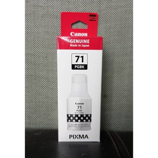 Canon GI 71BKสีดำแท้ศูนย์ PIXMA G1020 G2020 PIXM G3020  PIXMA G2060 แท้ศูนย์ของใหม่+แท้100%