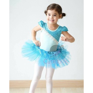 Balletชุดบัลเล่ต์เด็ก by cutyelook สีฟ้า/สีชมพู/สีขาว