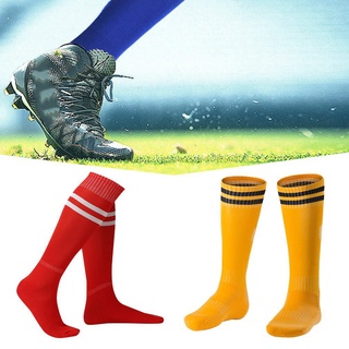 ⚽⚽⚽Ckst ถุงเท้า ถุงเท้าฟุตบอล ยาวใต้เข่า สำหรับผู้ชาย ถุงเท้าผู้ชาย Men Football Sock Size:54cm เลือกสีได้