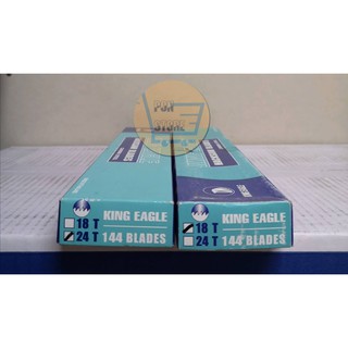 ภาพขนาดย่อของภาพหน้าปกสินค้าใบเลื่อยตัดเหล็กสีดำ ตรา king eagle​ 18T, 24T, ราคา ต่อ 12ใบ​ จากร้าน ponkunasin บน Shopee ภาพที่ 1