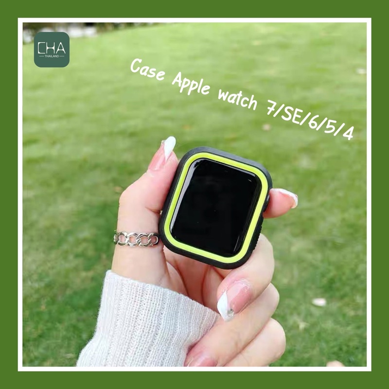 เคสแอปเปิ้ลวอช-พร้อมส่ง-case-silicon-เคส-สําหรับ-appl-e-watch-series-8-7-6-5-4-3-2-1-ขนาด38-40-41-42-44-45mm