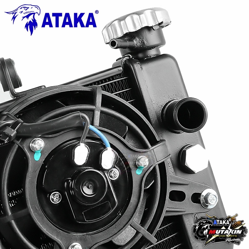 ATAKA หม้อน้ำแต่ง Double Radiators 2 ใบพัดใหญ่ หม้อน้ำ Exciter150/155 ...
