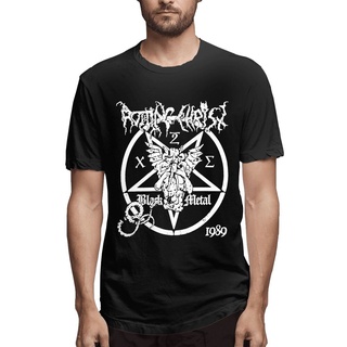 เสื้อท็อป โลหะ สีดํา ลาย Rotting Christ Since 1989 สไตล์ฮิปฮอป สําหรับผู้ชาย