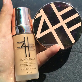 (แท้) แป้งพัฟ ZHE Foundation Powder &amp; รองพื้น ZHE Liquid Foundation ชี ซี เซ่