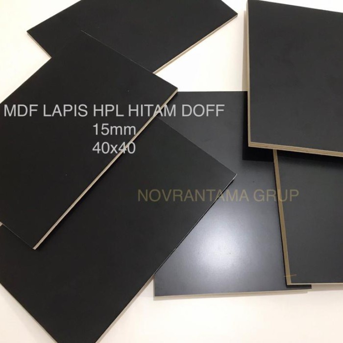 บอร์ด Mdf 15 มม. สีดํา HPL ขนาด 40x40 ซม. | Shopee Thailand