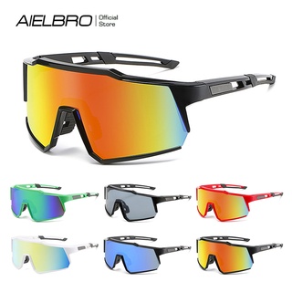 Aielbro 2022 ใหม่ แว่นตากันแดด เหมาะกับการขี่จักรยานเสือภูเขา เล่นกีฬา ขี่จักรยาน สําหรับผู้หญิง และผู้ชาย