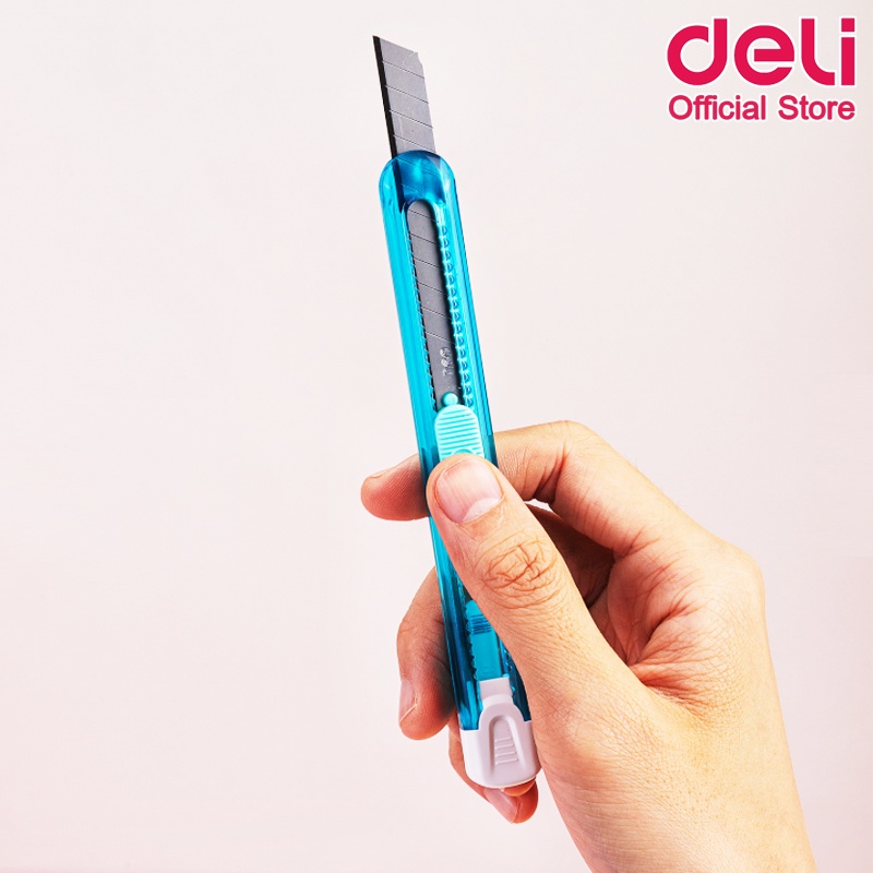 deli-2054-school-cutter-คัตเตอร์สำหรับโรงเรียน-ขนาด-13-ใบมีด-แพ็ค-30-ชิ้น-ใบมีดคัตเตอร์-คัตเตอร์-อุปกรณ์ช่วยตัด