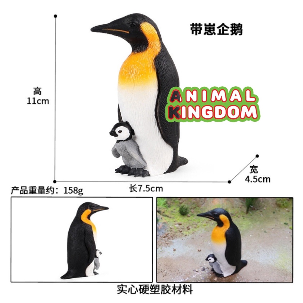 animal-kingdom-โมเดลสัตว์-นกเพนกวินจักรพรรดิ-ขนาด-14-00-cm-จากสงขลา