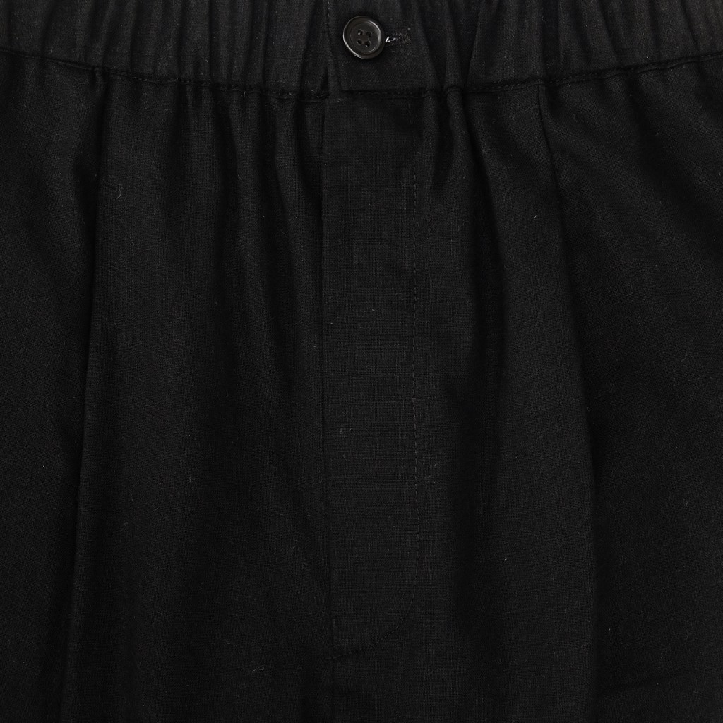 summer-linen-easy-pants-in-black-กางเกงขายาวผ้าลินินผสมสีดำ