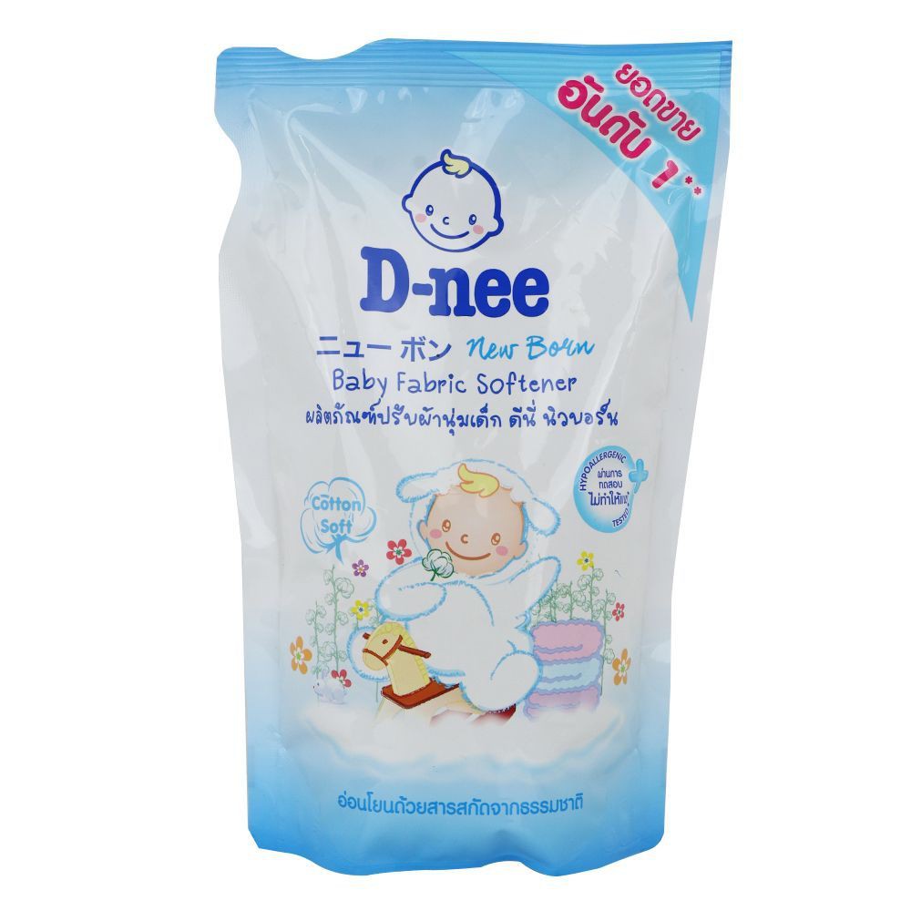 baby-fabric-softener-refill-d-nee-600ml-white-น้ำยาปรับผ้านุ่มเด็กชนิดเติม-d-nee-600-มล-สีขาว-น้ำยาปรับผ้านุ่ม-อุปกรณ์แ