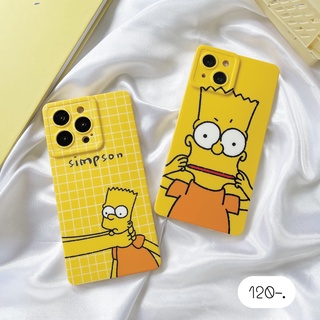 เคสลายการ์ตูน เคสซิมสัน เคสลายซิมสัน 🧇Simpsonบีบคอ , Simpsonฉีกยิ้ม