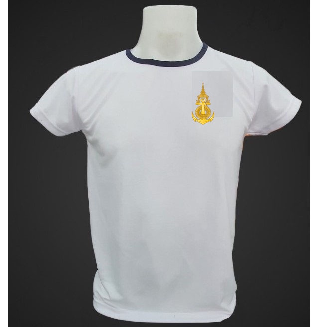 เสื้อน๊อตทหารเรือผ้ายืด-สกรีนลาย-กองทัพเรือ