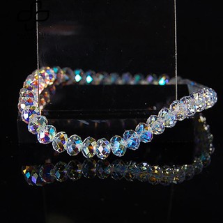 สร้อยข้อมือคริสตัล Elegant Faux Crystal สร้อยข้อมือผู้หญิง Shiny Elastic Bracelet Gift