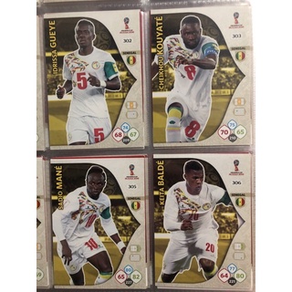 2018 Panini Adrenalyn XL World Cup Russia Soccer Cards Senegal