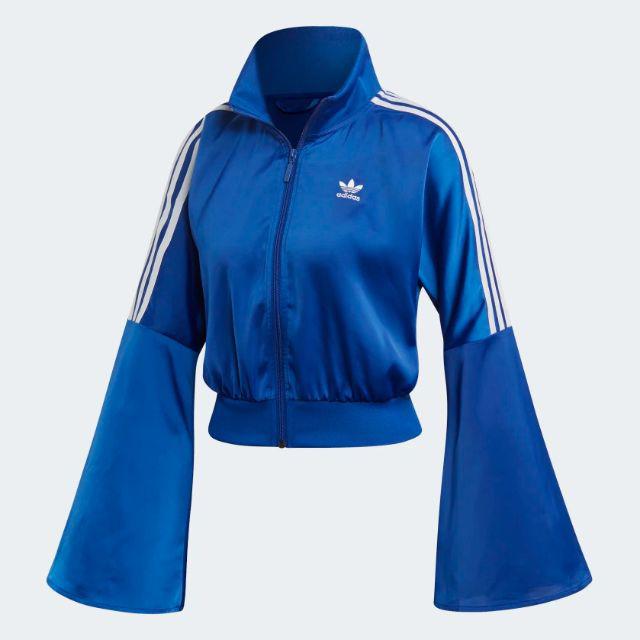Satin track jacket deals