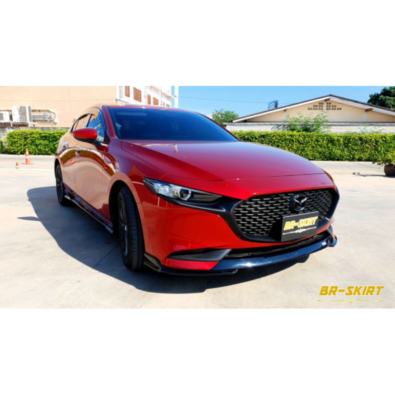 ชุดแต่งสเกิร์ต-สปอยเลอร์-mazda3-2019-2021-sedan-รุ่น-xt