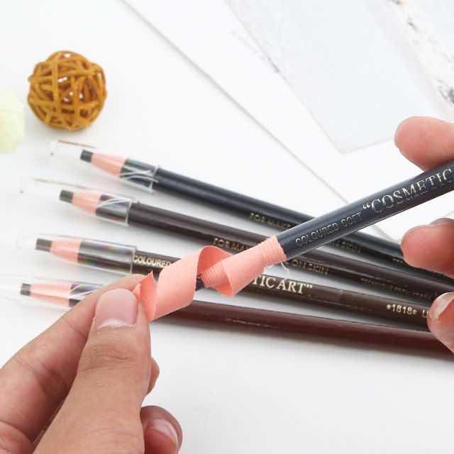 ภาพสินค้าHANA BEAUTY ดินสอเขียนคิ้ว 1818 กันน้ำทนทาน 5 สี Eyebrow Pencil 1pc จากร้าน hanabeauty.th บน Shopee ภาพที่ 3